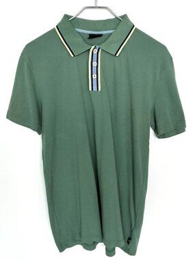 PS PAUL SMITH men's short sleeve green polo shirt S